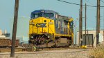 CSX C40-8W Locomotive in the yard